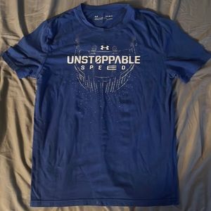 Blue Under Armour Football Shirt